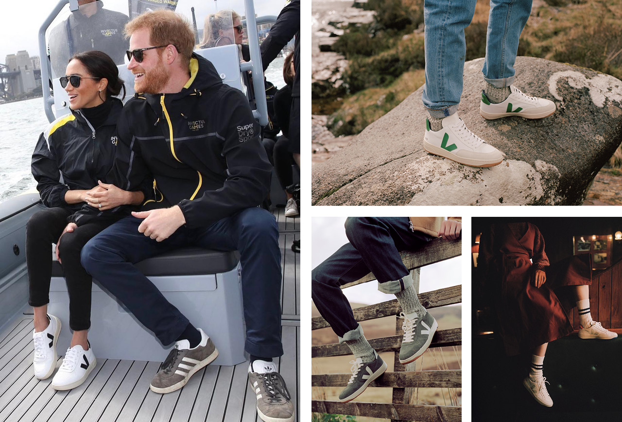 Oblicuo pacífico igualdad Meghan Markle wears Veja Sneakers | IQbeaute